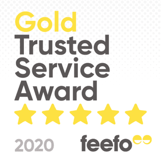Gold Trusted Service Award 2020 logo