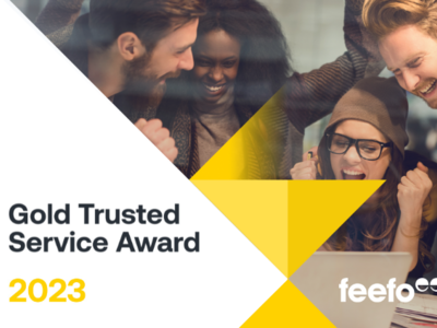 Feefo Gold Trusted Service Award 2023