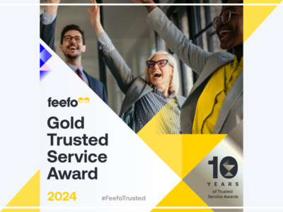 Feefo Gold Trusted Service Award 2024