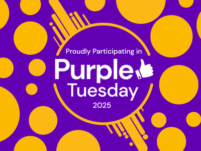 Proudly participating in Purple Tuesday 2025